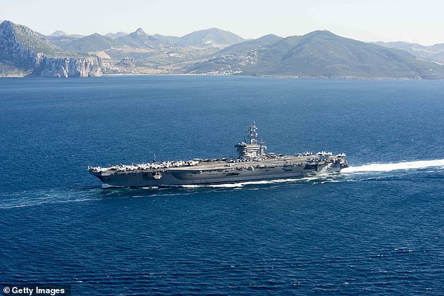 Military officials are weighing whether to also send a second carrier strike group led by the USS Dwight D. Eisenhower to the eastern Mediterranean, where the USS Gerald R. Ford, the world's largest warship, is also based.