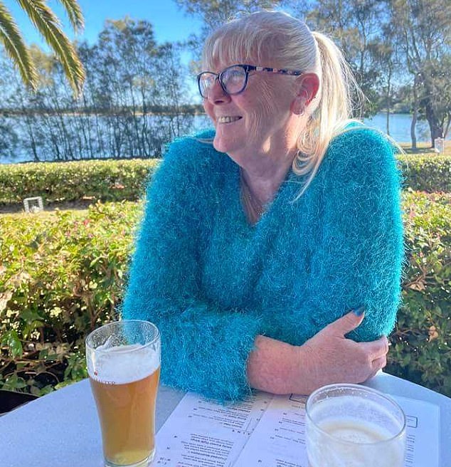 Sharon Gordon, 60, from Campbelltown in Sydney's south-west, was on flight QR908 from Doha when she started gasping for breath halfway through the 14-hour journey