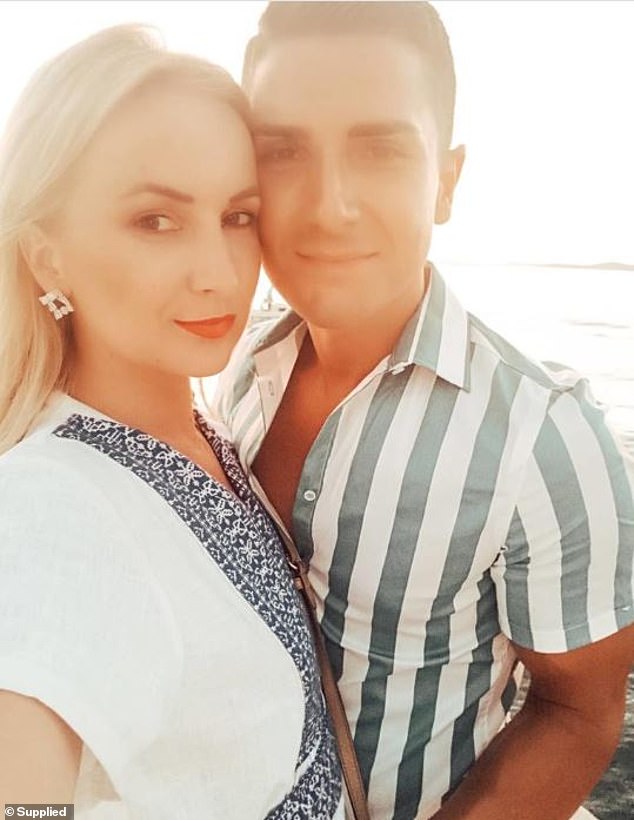 The Croatian Tourist Board has denied Adriana Matak (pictured left with husband Luka Matak), 36, from working for them after she claimed she wanted to boost her profile