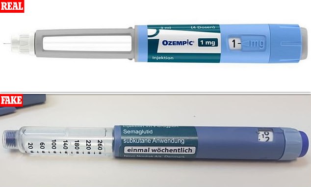 A separate warning from Germany's Federal Institute for Drugs and Medical Devices states that the fake versions come in packs of three and have an expiration date of July and December 2025.