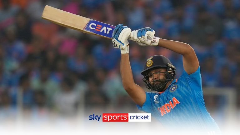 What a statement Rohit Sharma puts India in control