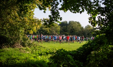 A parkrun in Coldham's Common last month.