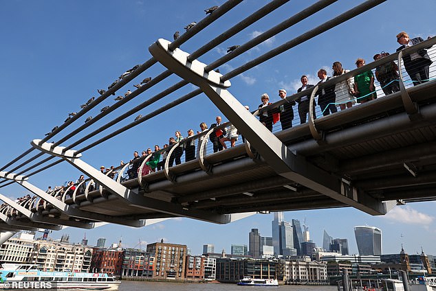 Since its opening in 2000, the Millennium Bridge has become one of London's most famous landmarks.  But tourists hoping to cross the famous crossing in the coming weeks will be in for a disappointment