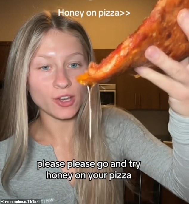 A fiery debate has erupted as foodies show off their new obsession with topping their slice of pepperoni pizza with honey