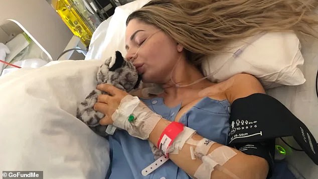 Nikita Piil (pictured) was taken to Royal Perth Hospital with serious injuries to her arms and legs after being attacked by her dogs.  She could lose her arm due to a bacterial infection