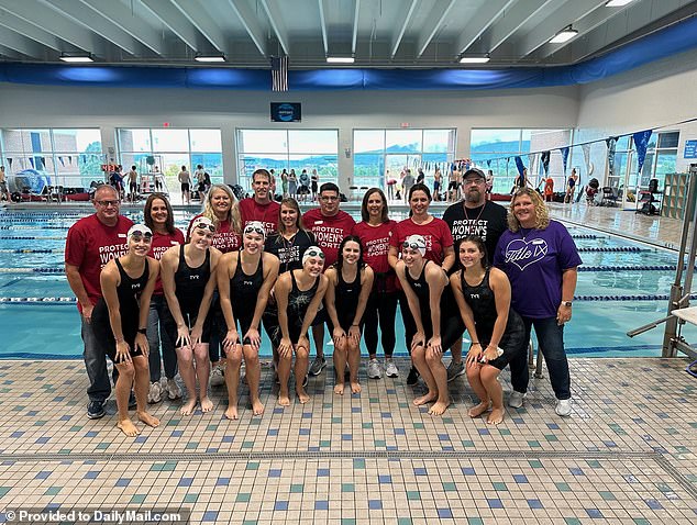 The Roanoke College Women's Swim Team says they feel let down by their college and national officials after a former member of the men's team joined their squad last month