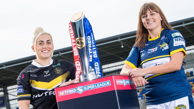 York captain Sinead Peach and Leeds skipper Hanna Butcher are aiming to lift the Women's Super League trophy on Sunday.