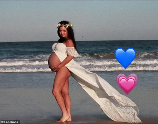 Bec Foster, mother of Jade influencer and Netflix star Kevin Foster, flaunted her baby bump in a topless photo shoot after becoming pregnant at 52.