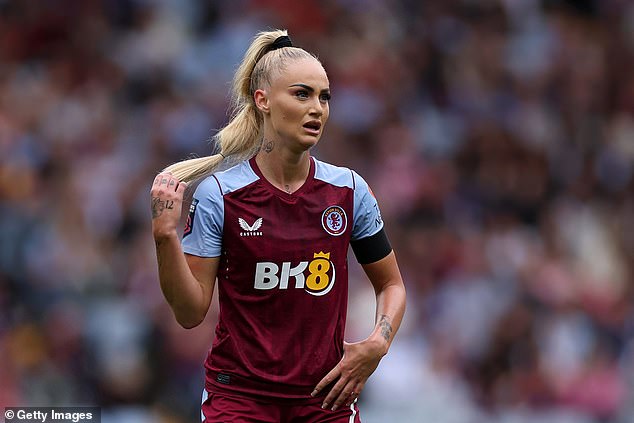 The Aston Villa striker has become one of the most popular players in women's football