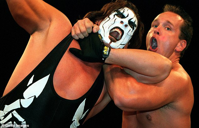 Sting (left) has announced his retirement from wrestling after his initial debut in 1985