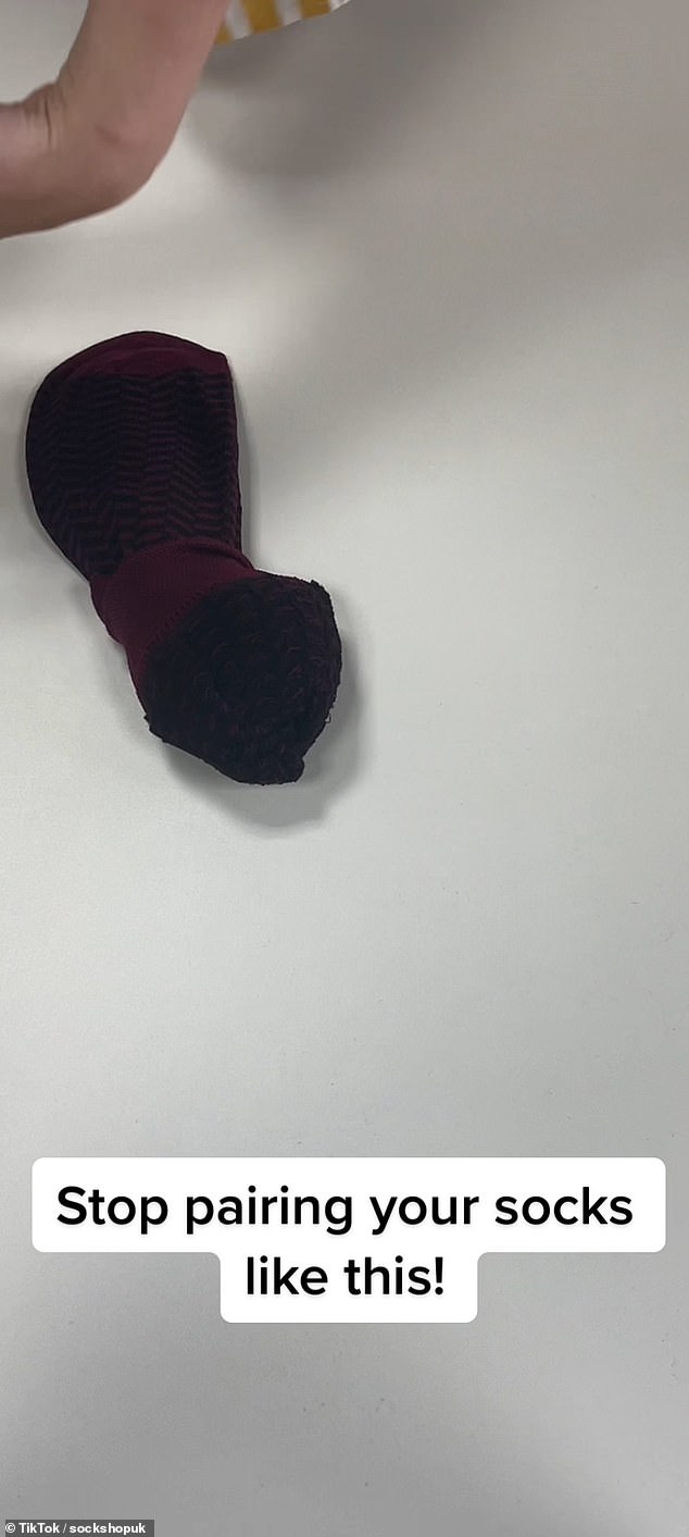 Folding your socks can be a simple, straightforward task for many, compared to the struggle of changing the sheets on a double bed yourself.  It should just be a simple case of combining the socks together into a ball and storing them in a drawer.  However, people have been shocked by an alternative 'hack' when it comes to folding their socks