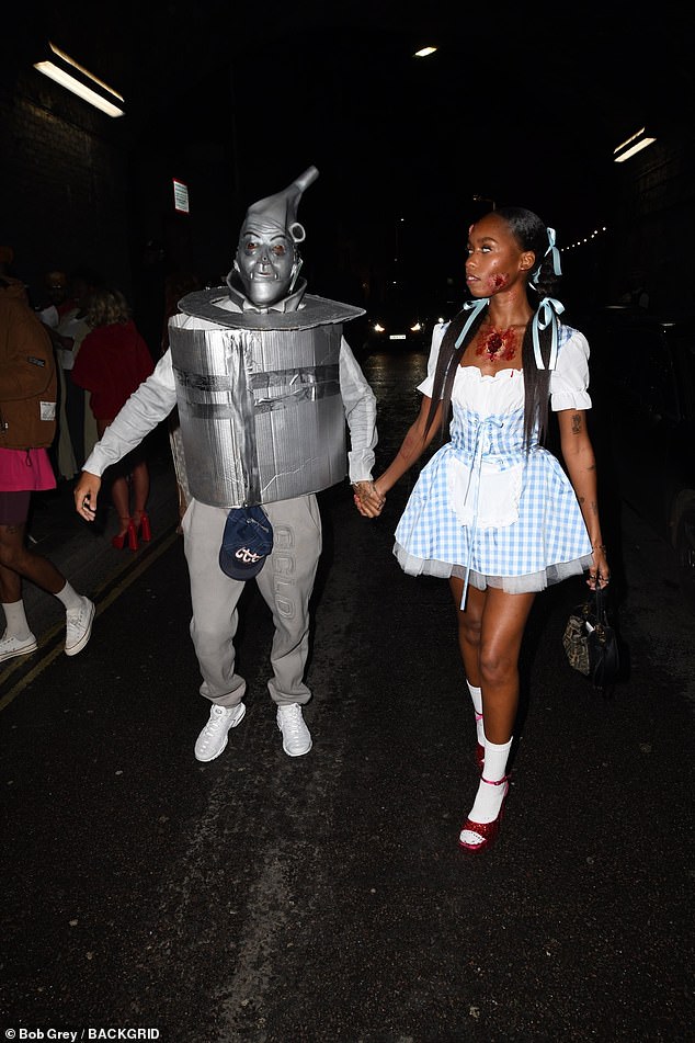 If only I had a heart!  Two of Maya's guests came dressed as Dorothy and the Tin Man