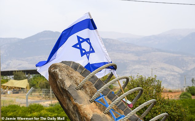 Located at the foot of the long-disputed Golan Heights, in a finger of Galilee wedged between the Lebanese and Syrian borders, Ma'yaan Baruch (pictured), founded in 1947, is one of the most strategically vulnerable communities in the country.