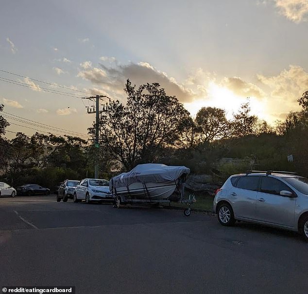 According to the NSW Government, boats can be parked on residential streets for up to 28 days before having to be moved 'at least to another block section of the same street'