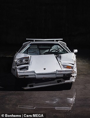 For Sale: The 1989 Lamborghini Countach 25th Anniversary Coupe is expected to fetch somewhere between $1.5 million and $2 million at auction