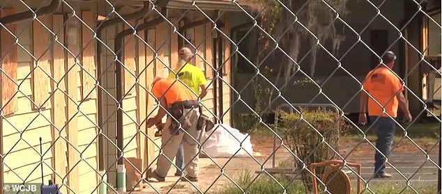 Repairs are being made to the former squat and the county said a security guard has been hired