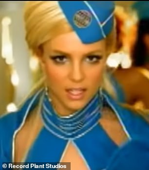 Britney Spears in her 2003 Toxic music video