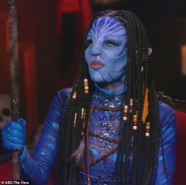 Sunny Hostin, 55, looked fantastic as Neytiri from the 2009 blockbuster Avatar