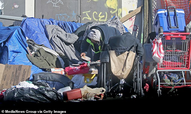 The mission to clear the encampments included storing people's personal items and moving about 90 people to shelters.