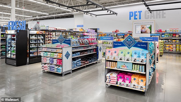 Walmart has added more food and drink pick-up options at its redesigned stores