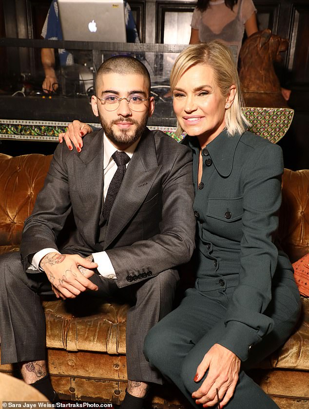 Tough times: Their relationship was famously tumultuous, with insights given when it was revealed he had a physical altercation with her mother Yolanda in 2021 (Zayn and Yolanda pictured in 2017)