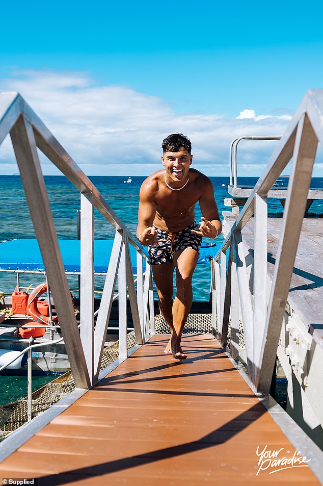 The festival will once again see a bevy of Australian influencers and reality stars travel to Fiji for the festival after seeing how much fun MAFS grooms Al Perkins and Brent Vitello had on their trip last year.  Pictured: Al Perkins