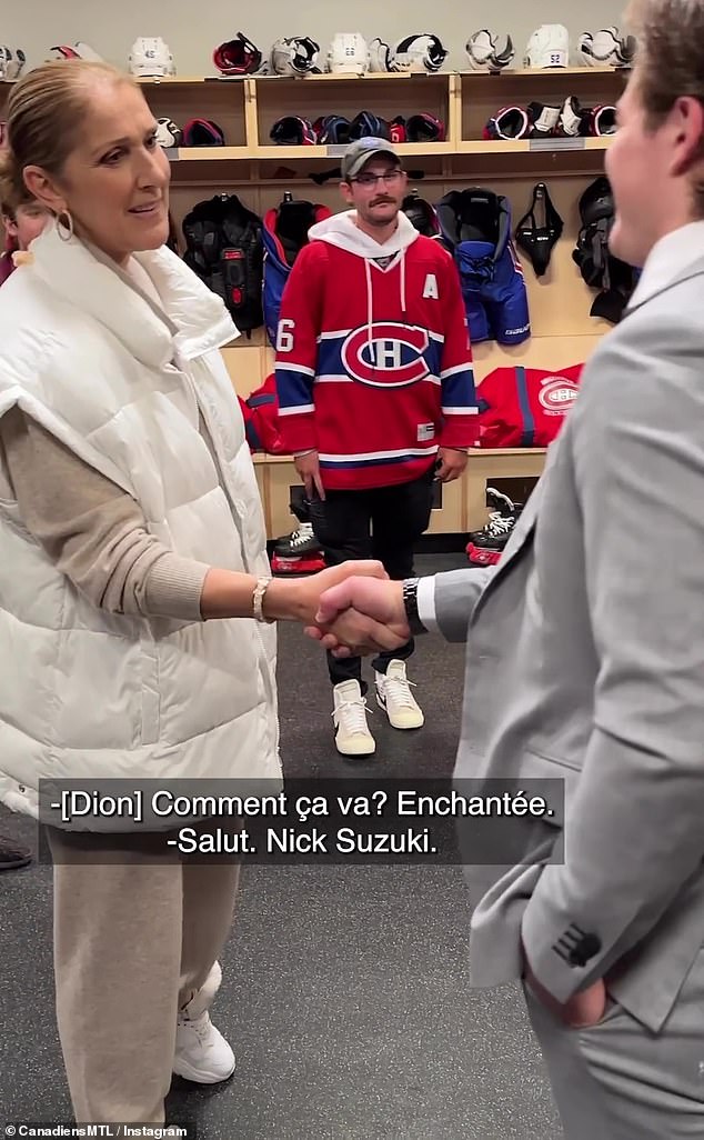 Spotted: The 55-year-old superstar was spotted in public for the first time in 3 1/2 years as she greeted fans after watching the Montreal Canadiens take on the Vegas Golden Knights