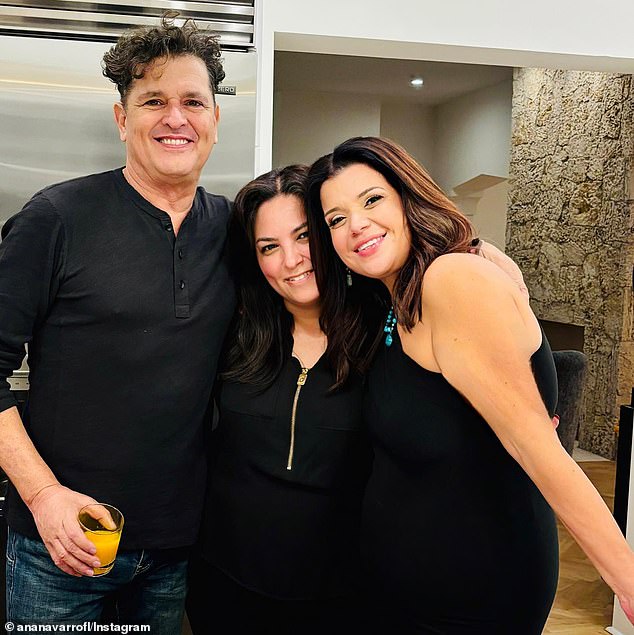 Ana threw a 'raucous' party at her Miami home for singer Carlos Vives last week - and the police were called