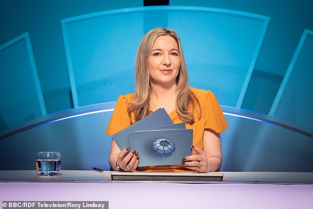 Host with the most: Professional poker player Victoria is best known for hosting BBC2's quiz show Only Connect