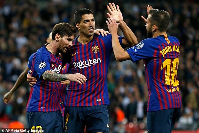 Suarez will be reunited with Messi, Jordi Alba and Sergio Busquets if a deal is completed