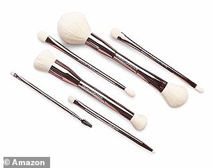 When it came to her favorite beauty items, she mentioned a $120 sustainable makeup brush set from Jenny Patinkin (seen)