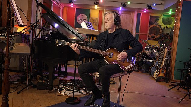 It's not over yet!  Paul McCartney said of the short film which premiered on Wednesday's One Show: 'When we lost John we knew it was really over'