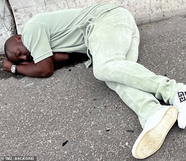 When officers arrived, Davis was found sleeping on the side of a highway before his arrest