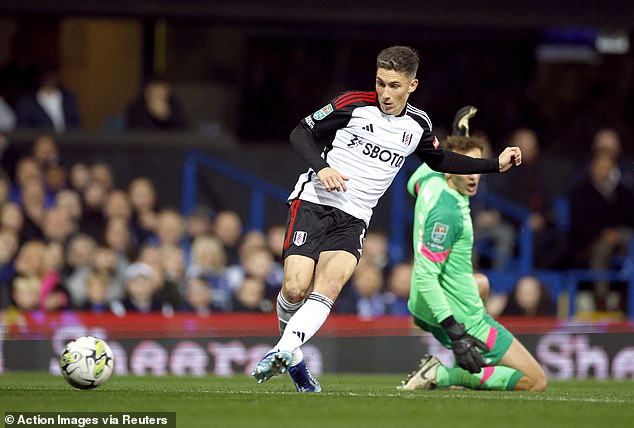 Wilson grabbed Bobby de Cordova-Reid's pass and took it around goalkeeper Christian Walton