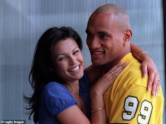 The situation brings back memories of the front-page romance between Solomon Haumono and British model Gabrielle Richens (pictured together) in the 1990s.