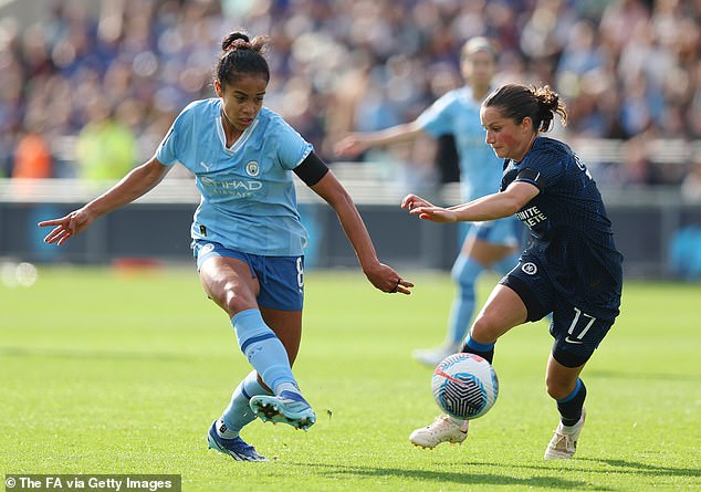 Fowler plays for English giants Manchester City (pictured) - and coming back to Australia to play for a local team would be a huge step backwards for her