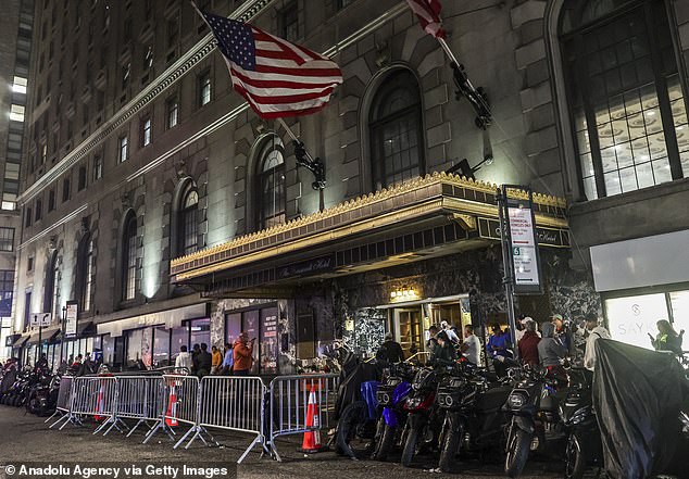 During the summer, more than 500 migrants were bused into New York each day, leaving many sleeping on the sidewalk outside the Roosevelt Hotel in Midtown for days as they waited to be processed.