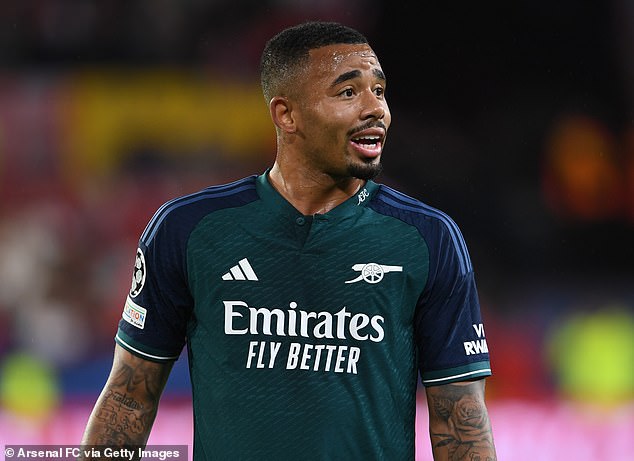 Arteta has refused to put a timeline on Gabriel Jesus' return after the Brazilian striker suffered a hamstring injury against Sevilla last week