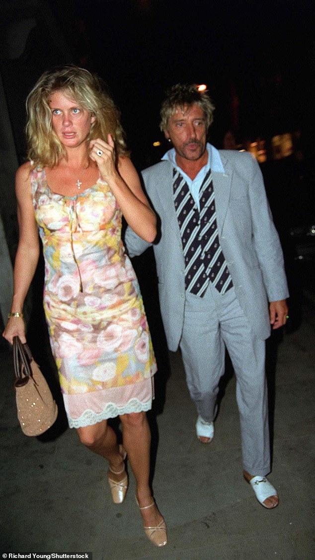 Calls to the club are politely answered but provide no relief, with an articulate young woman merely confirming that Tramp is closed.  Pictured: Rod Stewart with his then wife Rachel Hunter at Tramp in 1997