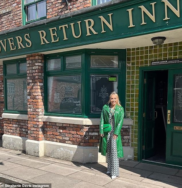 Delighted: On joining the soap, Stephanie said: 'I'm absolutely thrilled to be joining the cast of Coronation Street, playing the role of Courtney Vance'