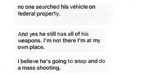 These text messages sent by an Army reservist sergeant to his supervisor in September reveal the extent to which there were concerns about Robert Card.  The supervisor called the police, who alerted Card, but nothing was done to bring him in or strip him of his weapons