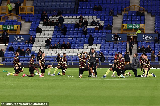 It meant there were empty seats before and at kick-off as fans were left sitting outside