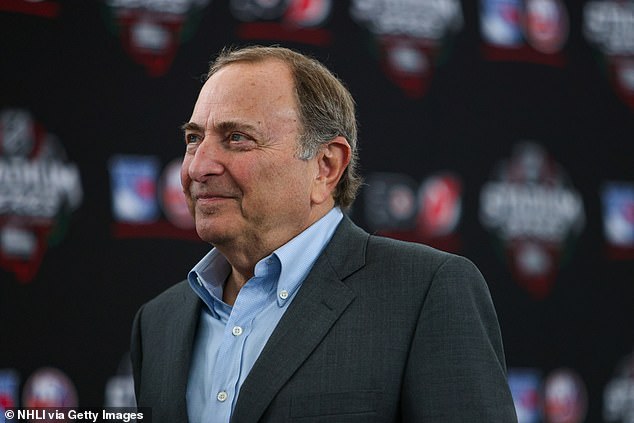 NHL commissioner Gary Bettman is considering several options regarding neck guards