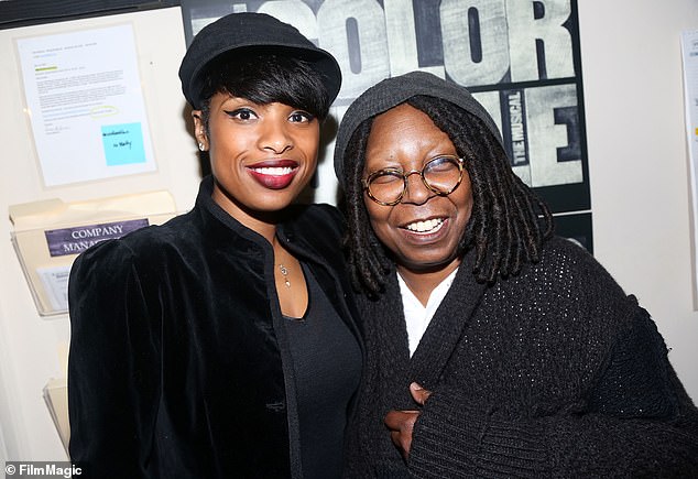 A source revealed to DailyMail.com that Whoopi thought it was a 'no-brainer' for Oscar winner Jennifer to join the project - pictured together in 2016