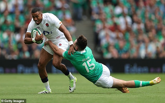 Anthony Watson (left) has committed to rejoin Leicester after the expiry of his contract