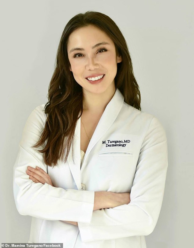 On TikTok, YouTube and Instagram, Dr. shares.  Turegano often shares her skin care tips and tricks with viewers as a triple board-certified dermatologist