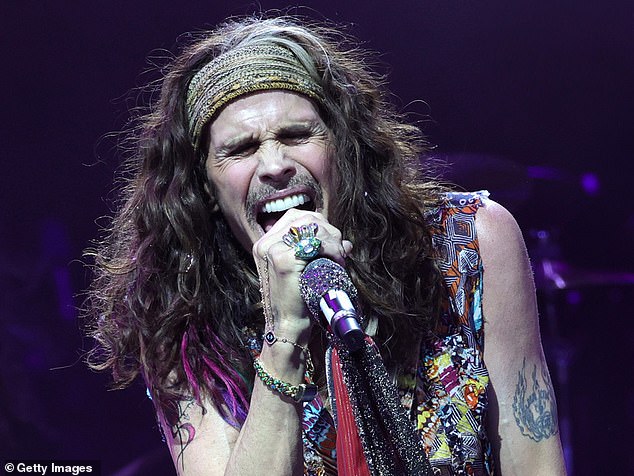 Steven Tyler of Aerosmith performs at the UBS Arena in Elmont, New York on September 9, 2023