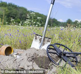 Pictured: Treasure is found (stock image)