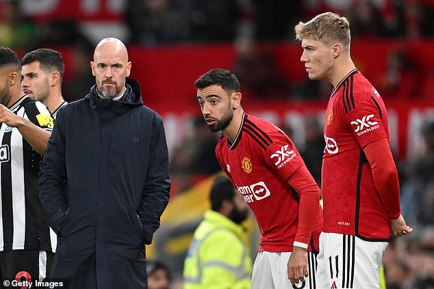 Ten Hag wants to boost the team's morale while the under-pressure Dutchman fights for his job