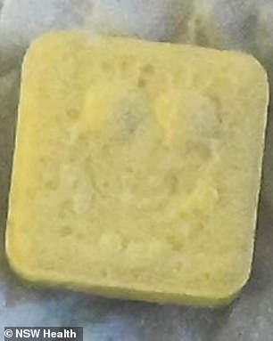 The Spongebob tablet contains 160 mg MDMA